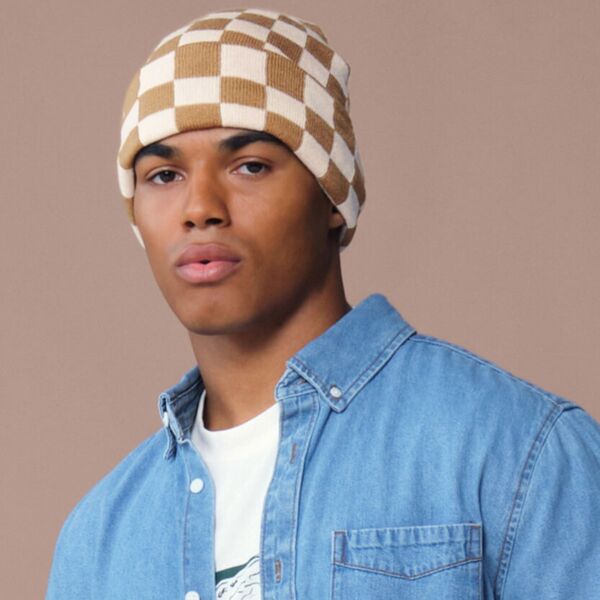 Checkerboard beanie Thumbnail