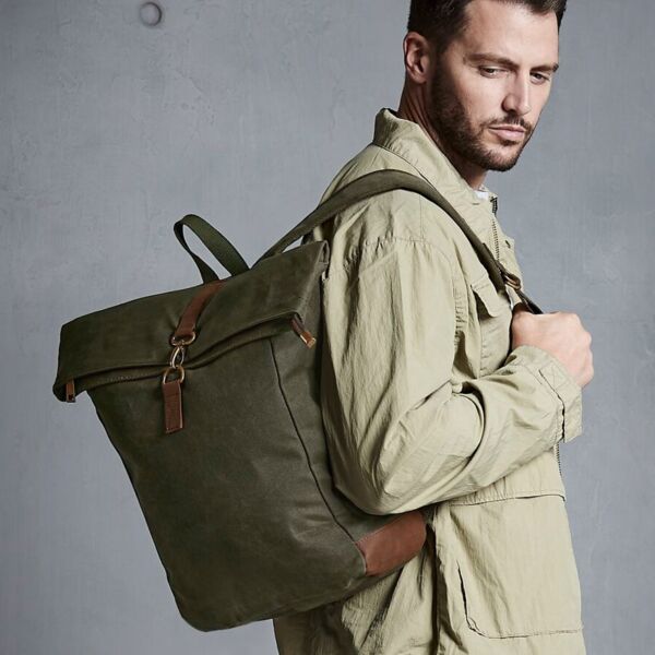 Heritage Waxed Canvas Backpack Thumbnail