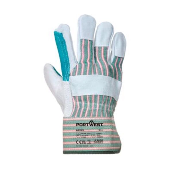 Leather Rigger 365 Cow Split Reinforced Palm Glove Thumbnail