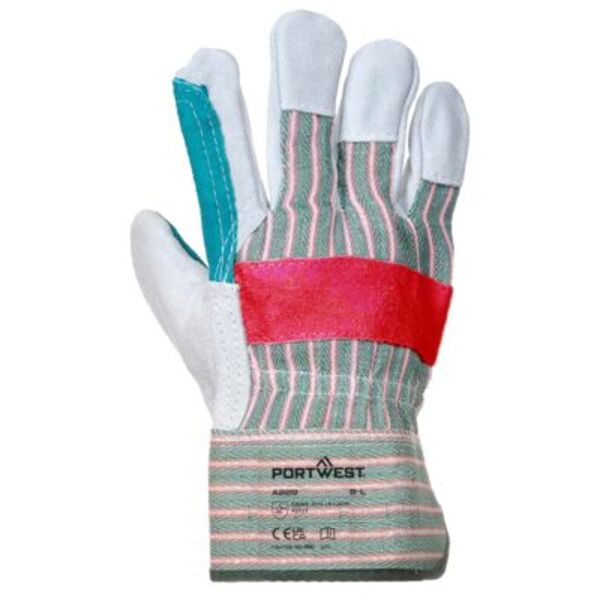 Leather Rigger 320 Cow Split Reinforced Palm Glove Thumbnail